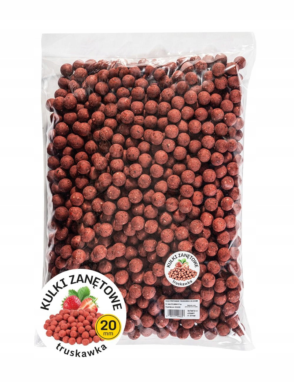 Protein Balls Strawberry 20mm 5 kg Carp Target Brand Carp Target