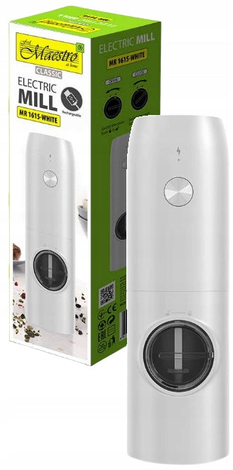 Pulse Electric Grinder for Shredding Pepper Salt Spices USB