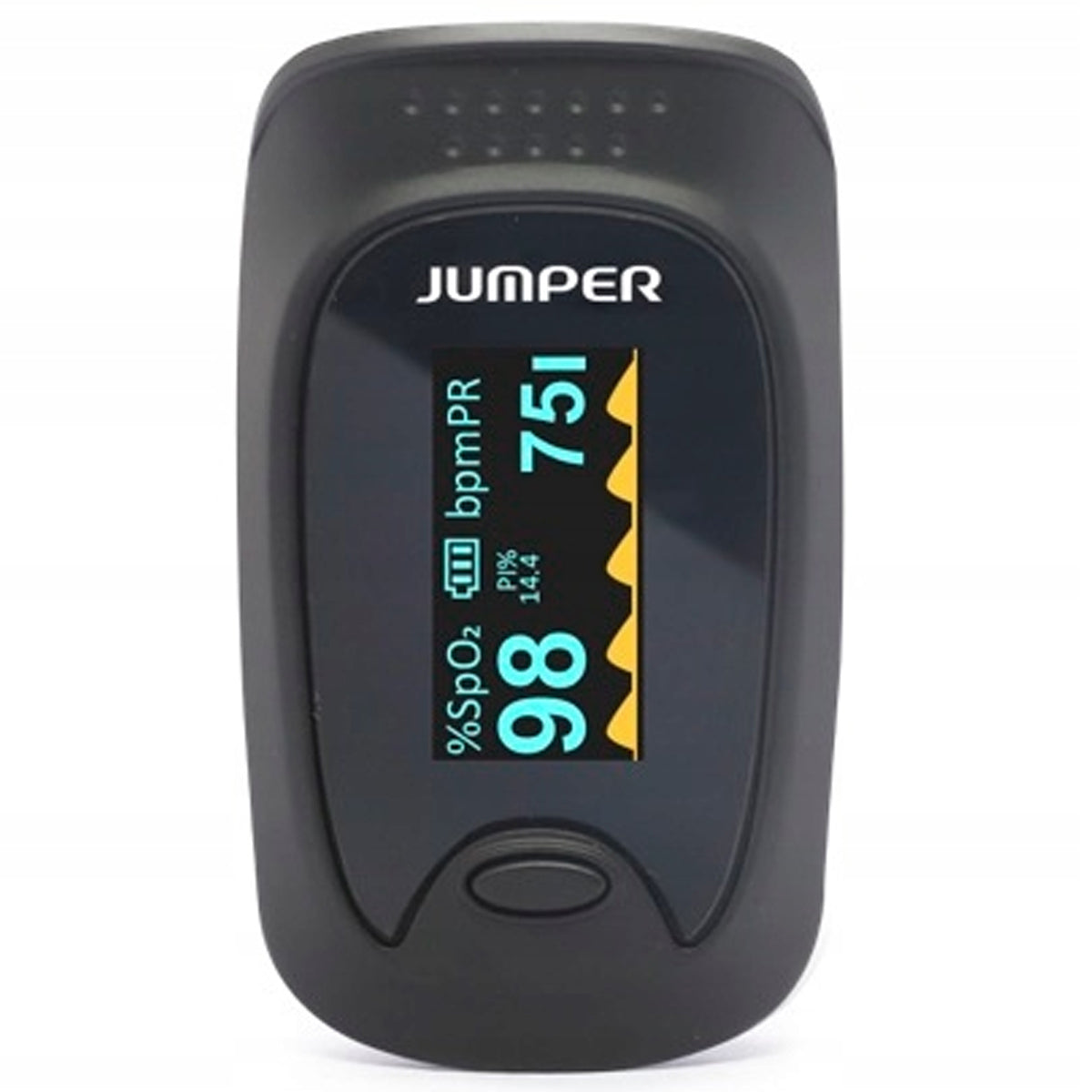 Pulse Oximeter JUMPER Medical Certificate OLED Batteries included yes