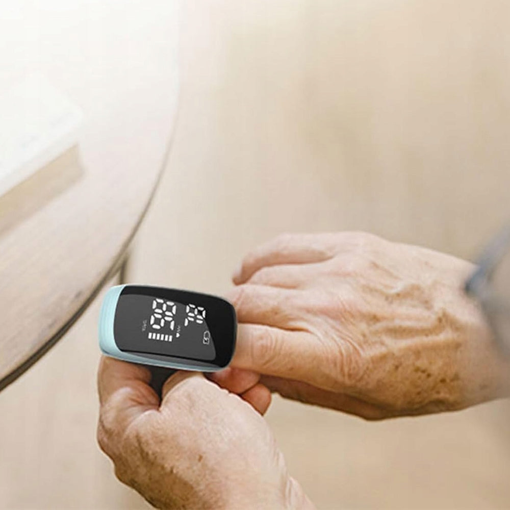 Pulse Oximeter Portable Cardboard Sku Perfect For Gift Ready To Use Packaging status original