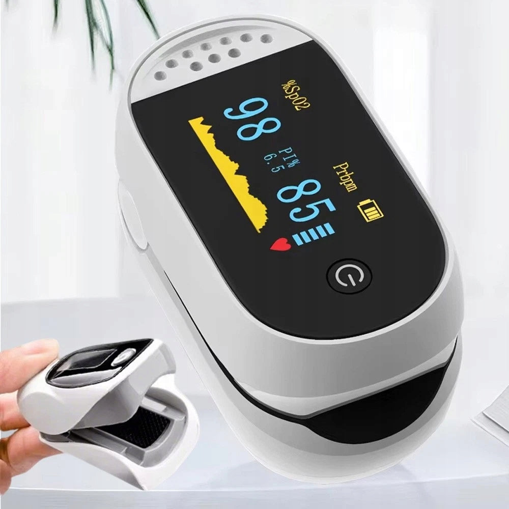 Pulse Oximeters With Color LCD Display, Finger Heart Rate Monitor, Saturator