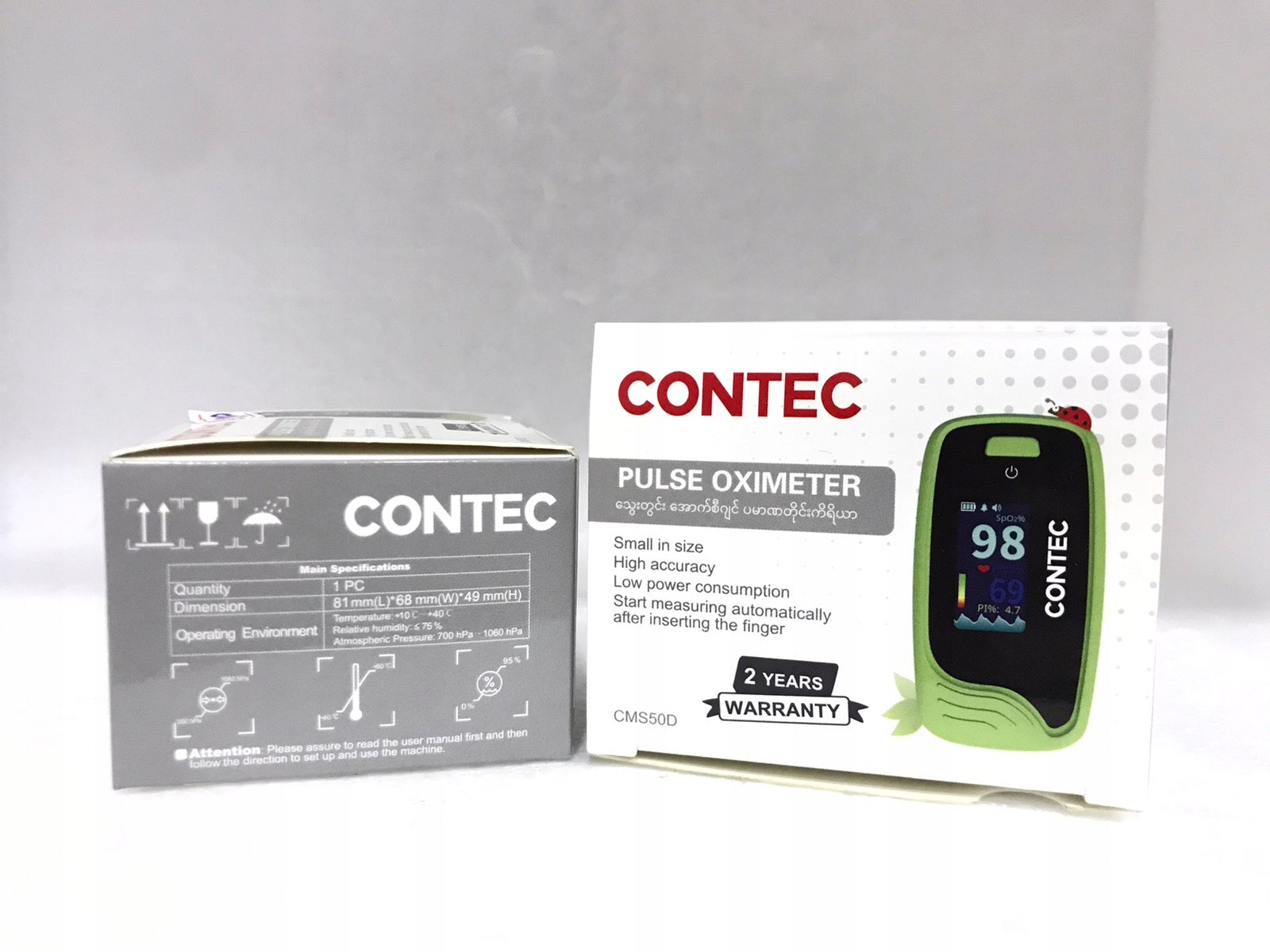 Pulse oximeter CMS50 Pro Contec PL