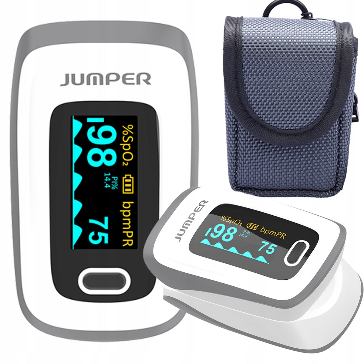 Pulse oximeter JUMPER with screen Medical Certificate measurement SpO2
