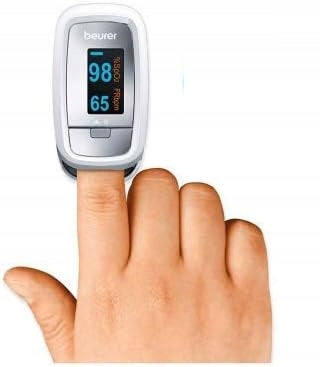 Pulse oximeter beurer PO 30 heart rate and saturation measurement Packaging status original