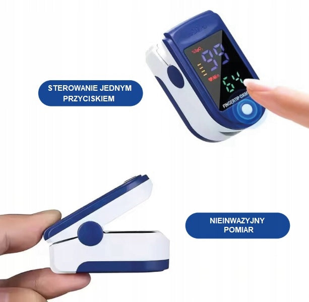 Pulse oximeter per finger pulse and saturation measurement Packaging status original
