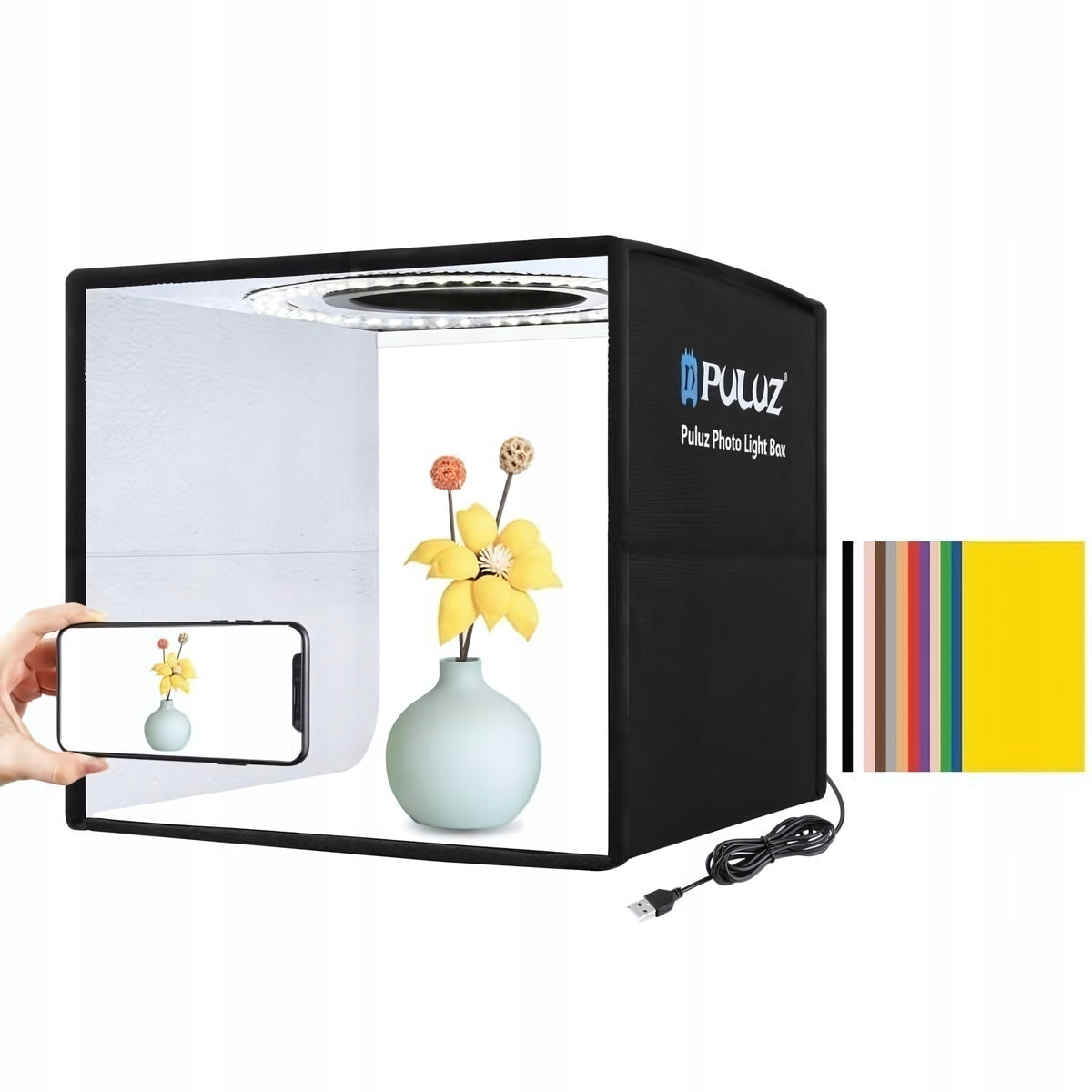 Puluz Photo Tent Shadowless LED 25cm For Product Photos Manufacturer code PU5025B