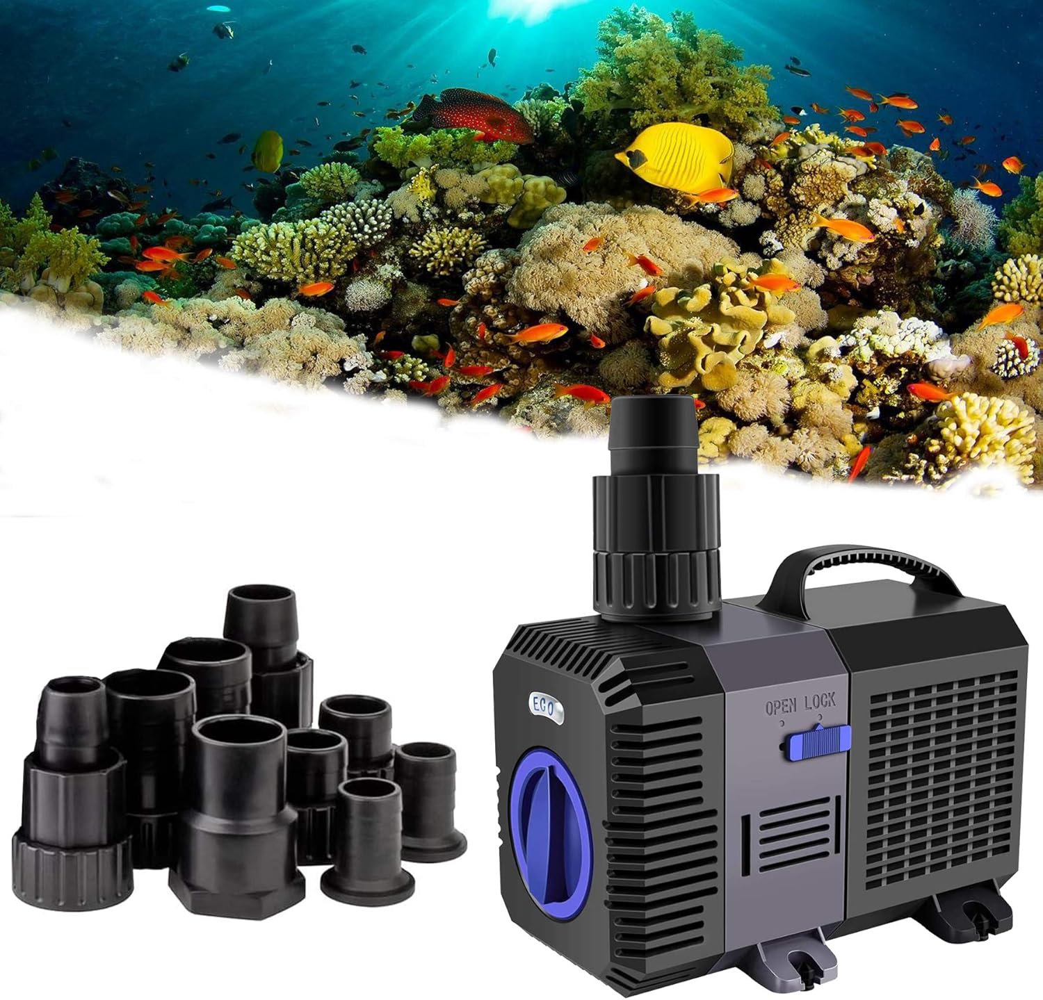 Pump ECO CTP-4800 Multifunctional pump for pond water 4500L/H 30W 5M Packaging status original