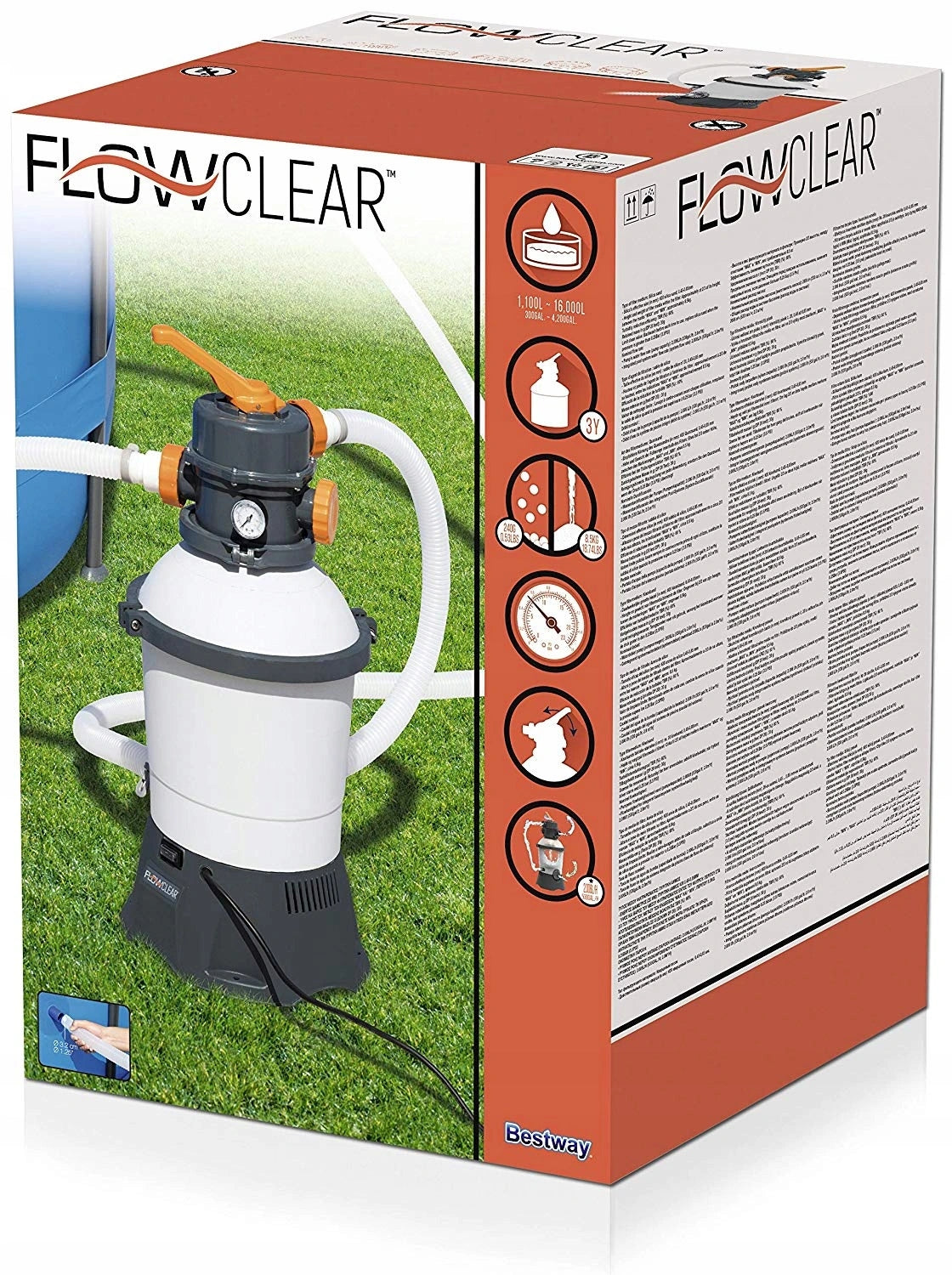 Pump Sand filter pool 3028l/h Bestway 58515 Manufacturer code 58515