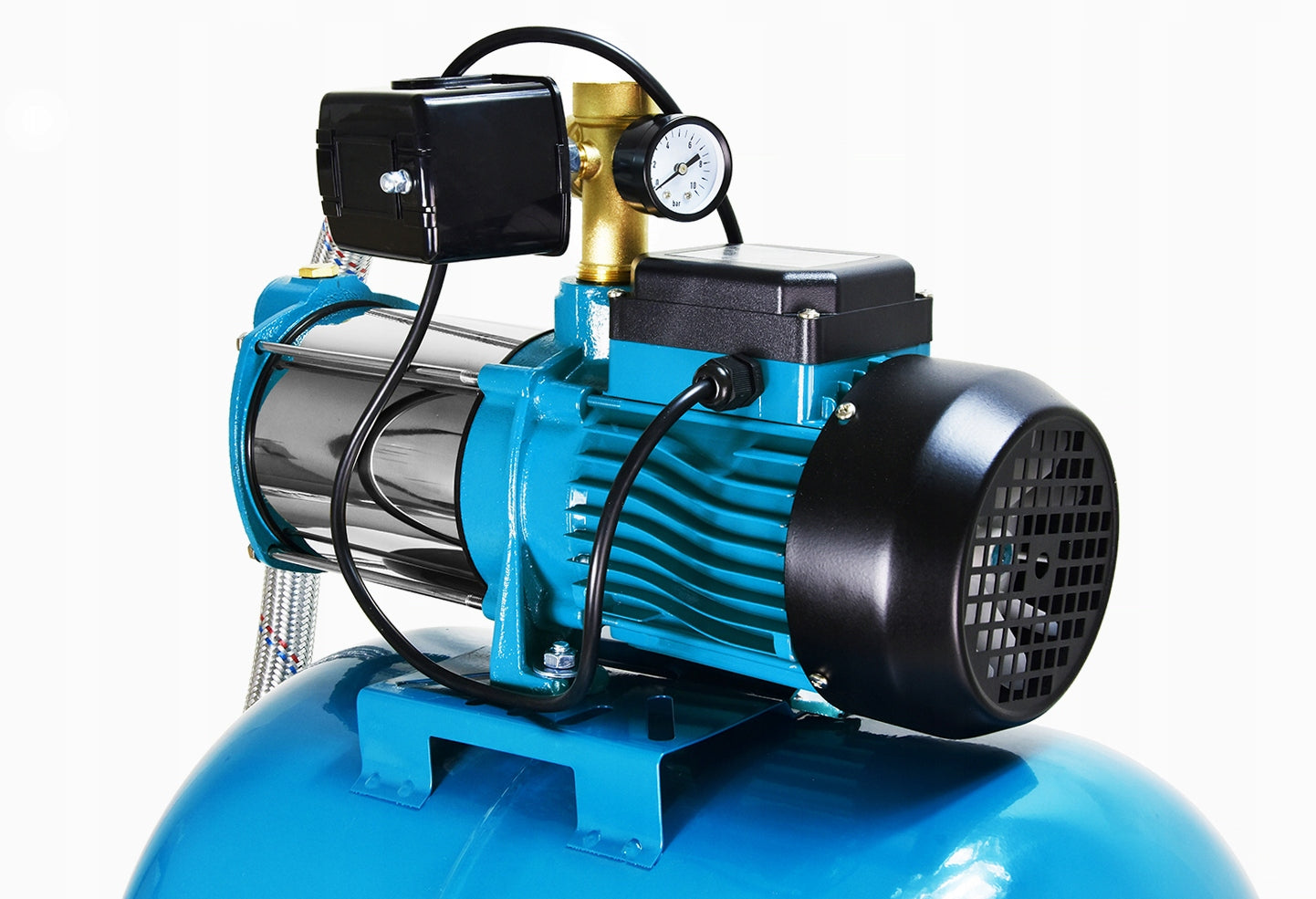 Pump hydrophore set Mhi1300 with tank 100l W 6000 l/h Manufacturer code HYDROFOR MHI1300 MH1300 ZESTAW DO WODY 100L
