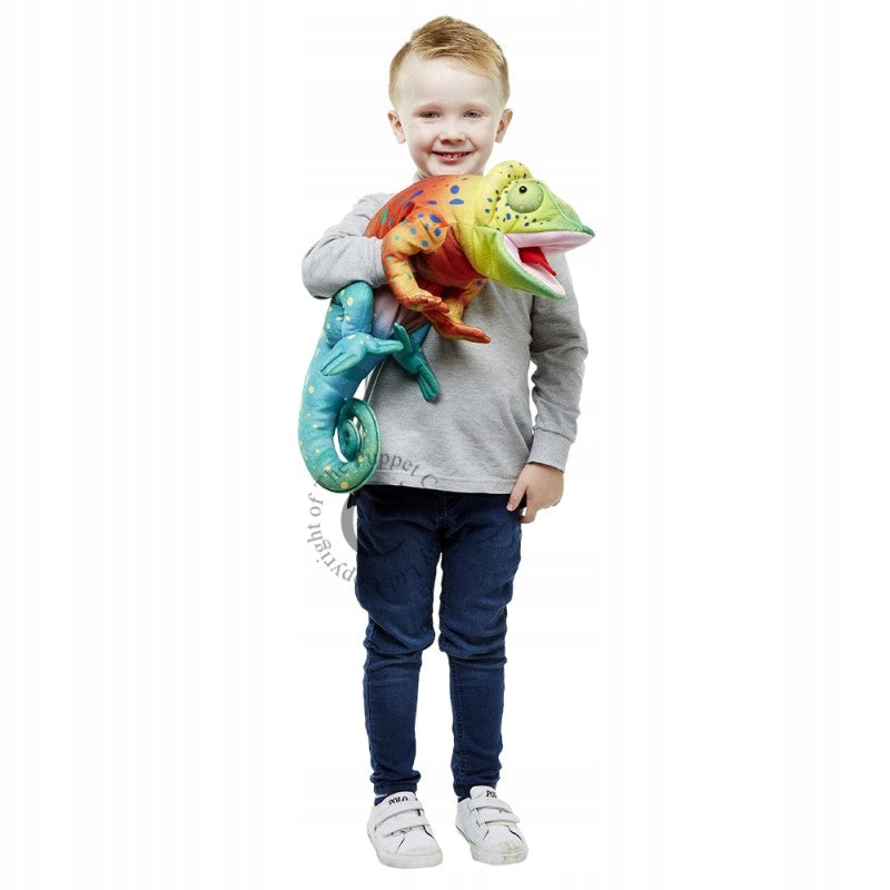 Puppet Company: plush toy puppet CHAMELEON 70cm 9701 Packaging status original