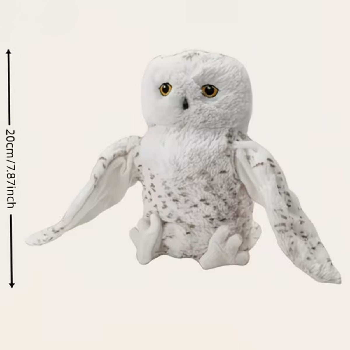 Puppet Owl Plush Toy Cute Hedwig Realistic Educational Doll Packaging status original