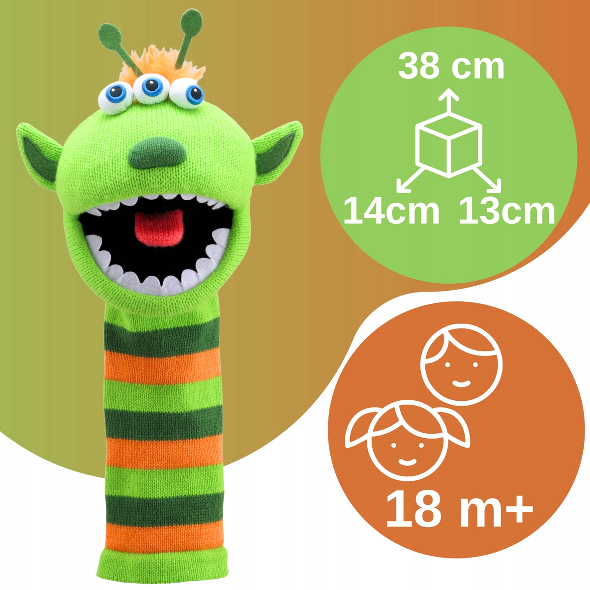 Puppet for developing your child's speech imagination and creativity SOX Brand Puppet Company