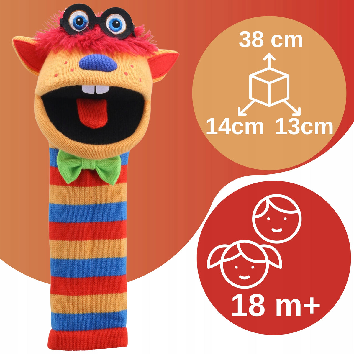 Puppet for performances theater for children puppet SOX Brand Puppet Company
