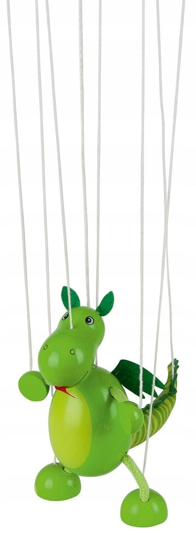 Puppet on strings puppet Fun in the theater Toy for a child 3 years