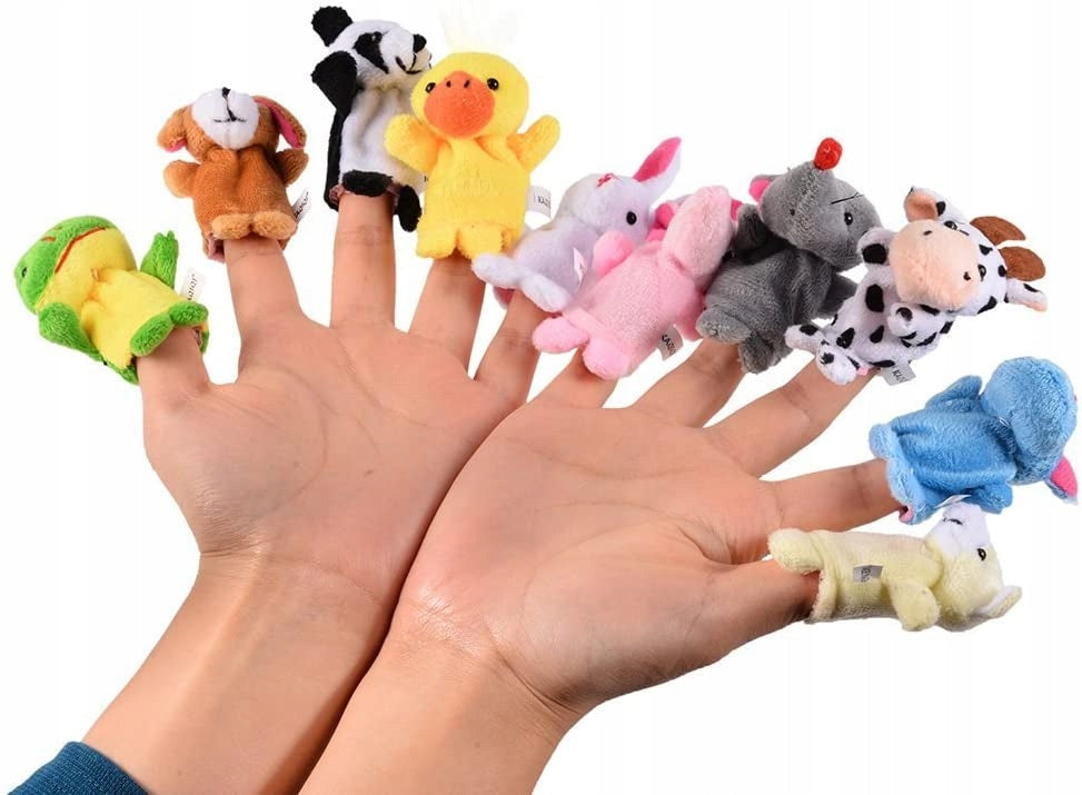 Puppets on Fingers Plush Toys Puppet 10pcs Brand no brand
