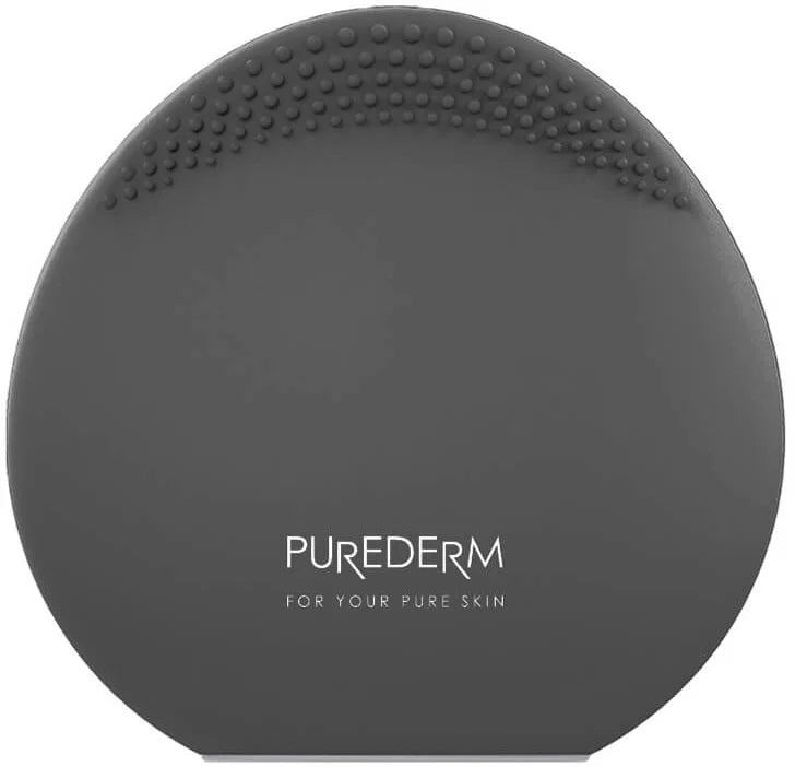 Purederm sonic silicone facial brush black 1 pc. Packaging status original