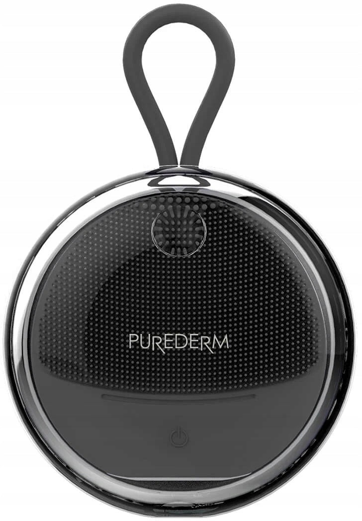 Purederm sonic silicone facial brush black 1 pc.