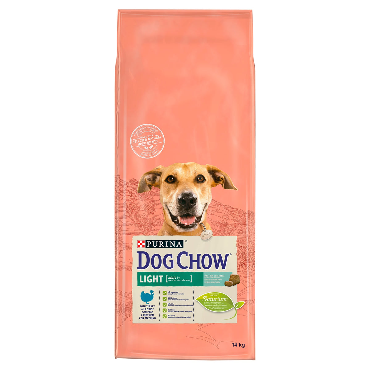 Purina Dog Chow Light Turkey Dog Food 14kg Packaging status original