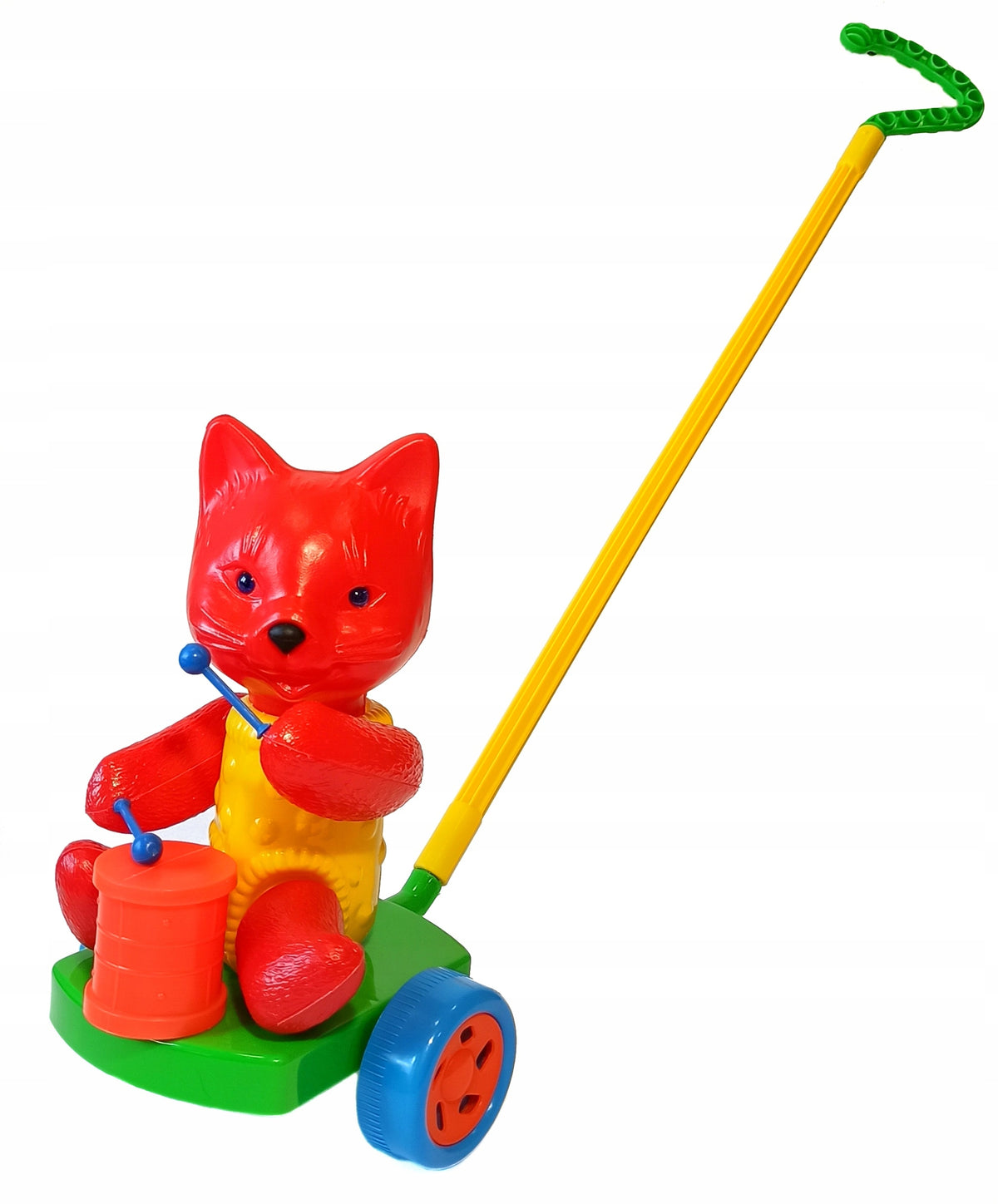 Push Toy Cat with Drum, Pusher Cat with Drum EAN (GTIN) 5901448340558