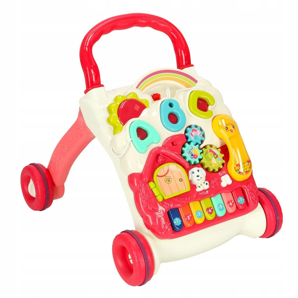 Pusher Walker Interactive Educational Table 4in1 Red Bibi-inn EAN (GTIN) 5903039753051