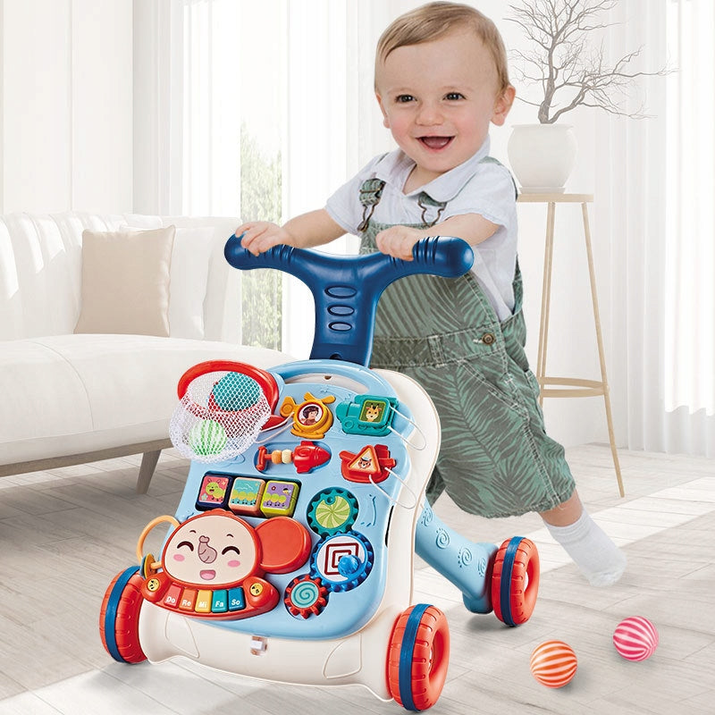 Pusher walker educational interactive for children 2in1 rider sounds 12 m+ Manufacturer code Pchacz dziecięcy nauka chodzenia 2w1