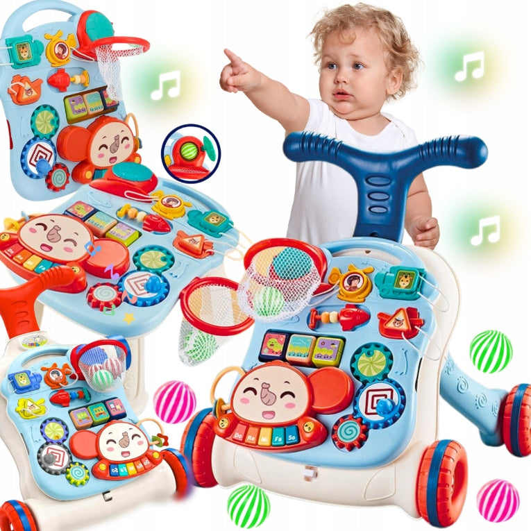 Pusher walker educational interactive for children 2in1 rider sounds 12 m+