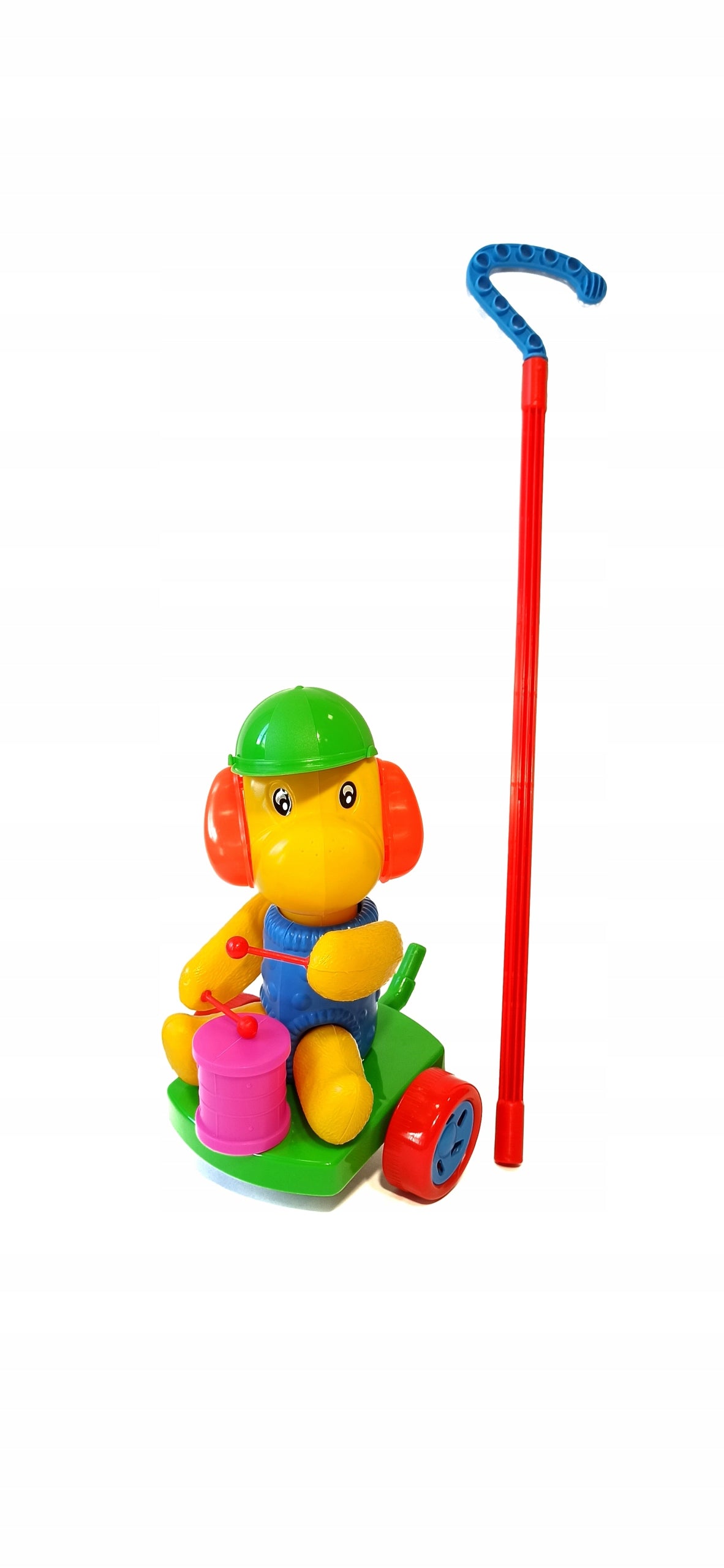 Pushing toy Dog with drum, pusher Dog playing on drum EAN (GTIN) 5901448340794
