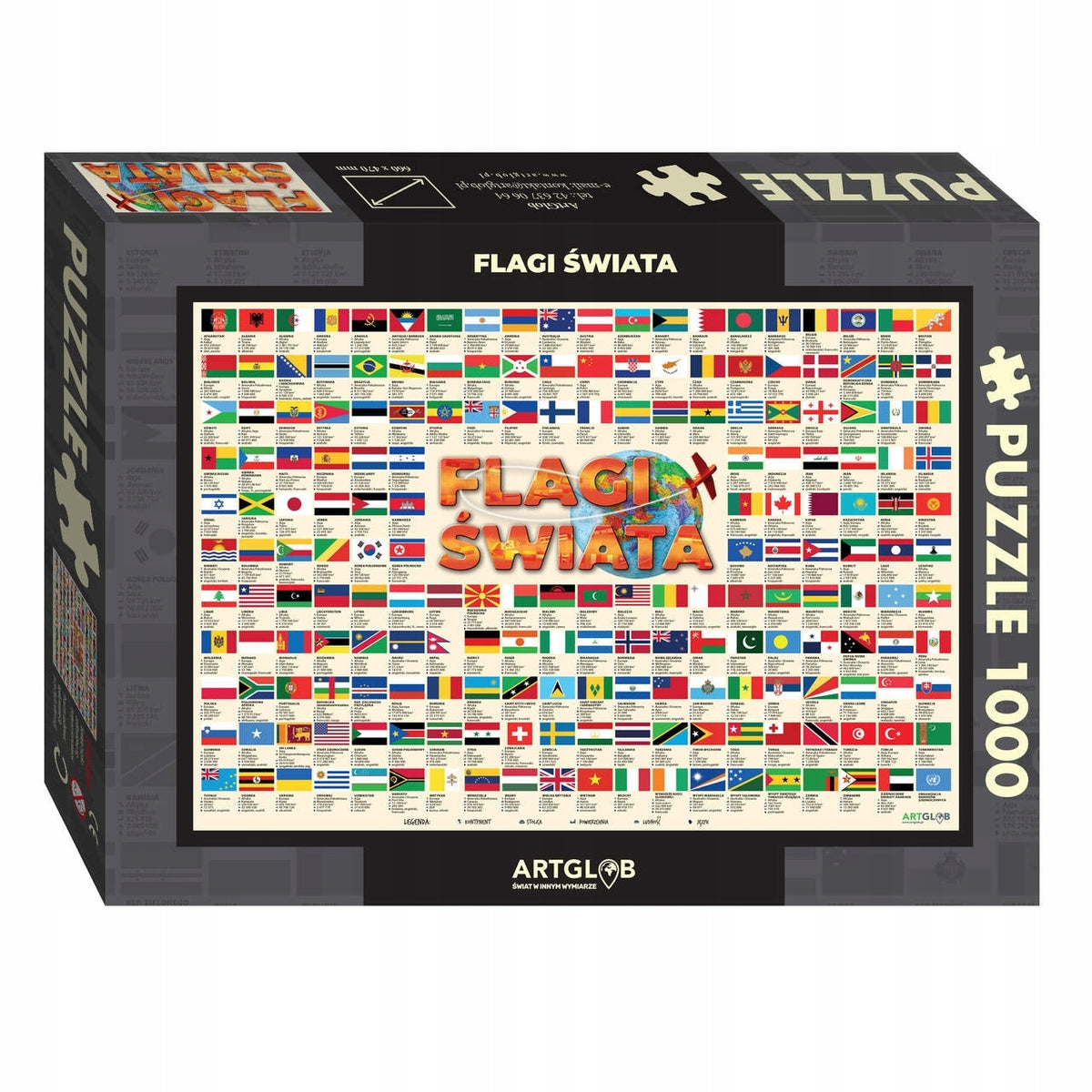 Puzzle 1000 Flags of the World