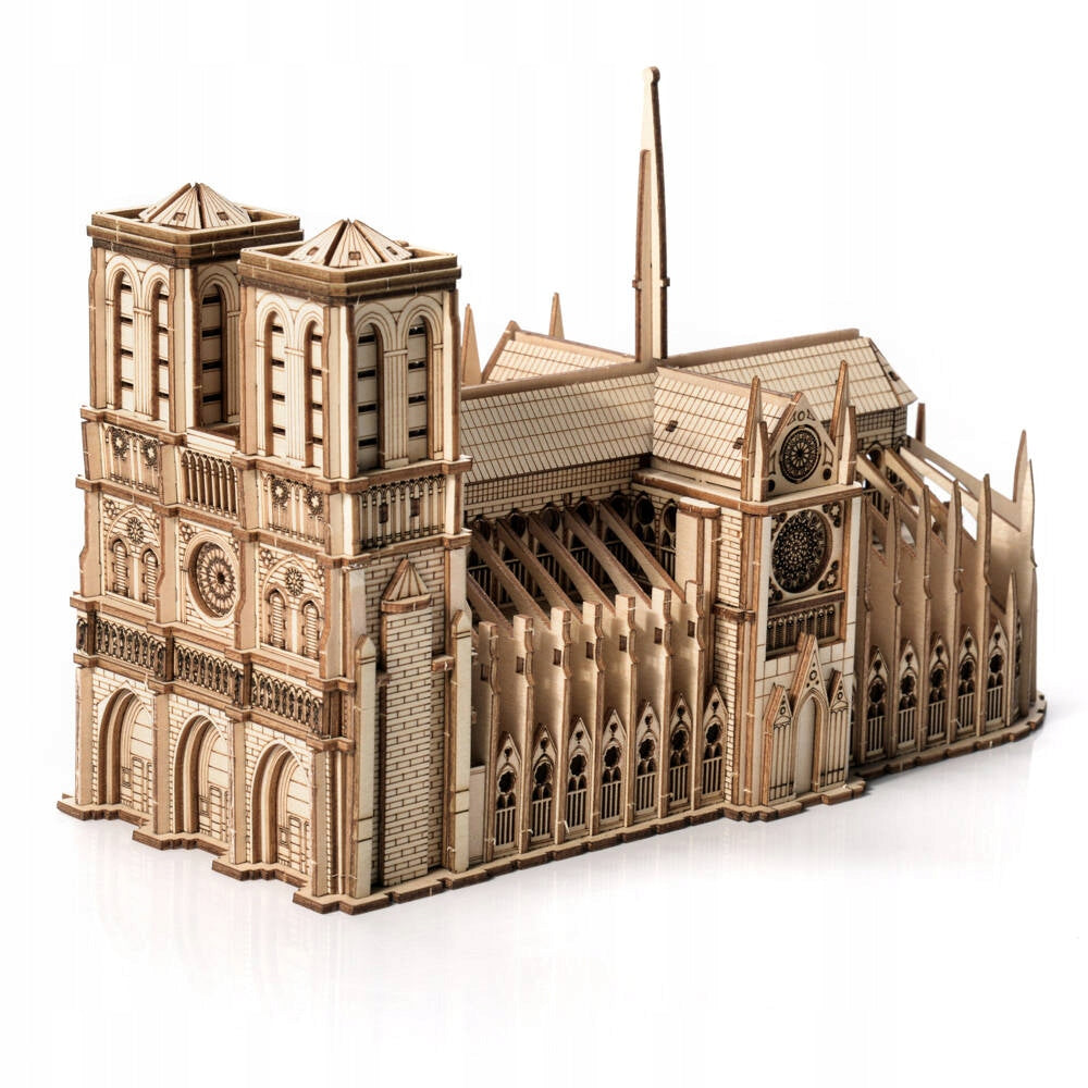 Puzzle 3D Wooden Model Little Story - Notre-Dame Cathedral FOR GIFT