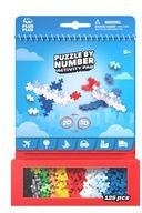 Puzzle By Number Activity Pad Transport 125el Brand Plus-Plus