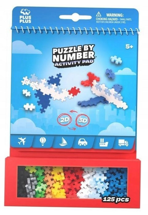 Puzzle By Number Activity Pad Transport 125el