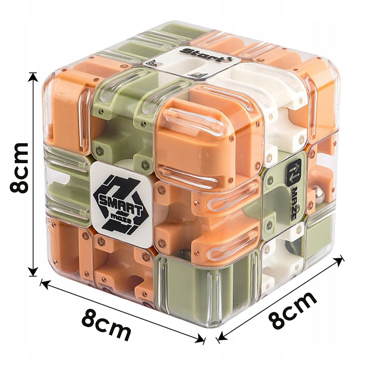 Puzzle Cube for Kids with Labyrinth and Metal Ball Game CUBE MAZE 3D Manufacturer code 5906752912033