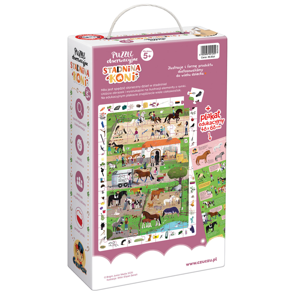 Puzzle CzuCzu 0 84 elements Observational puzzle Horse stud 491255 Brand CzuCzu