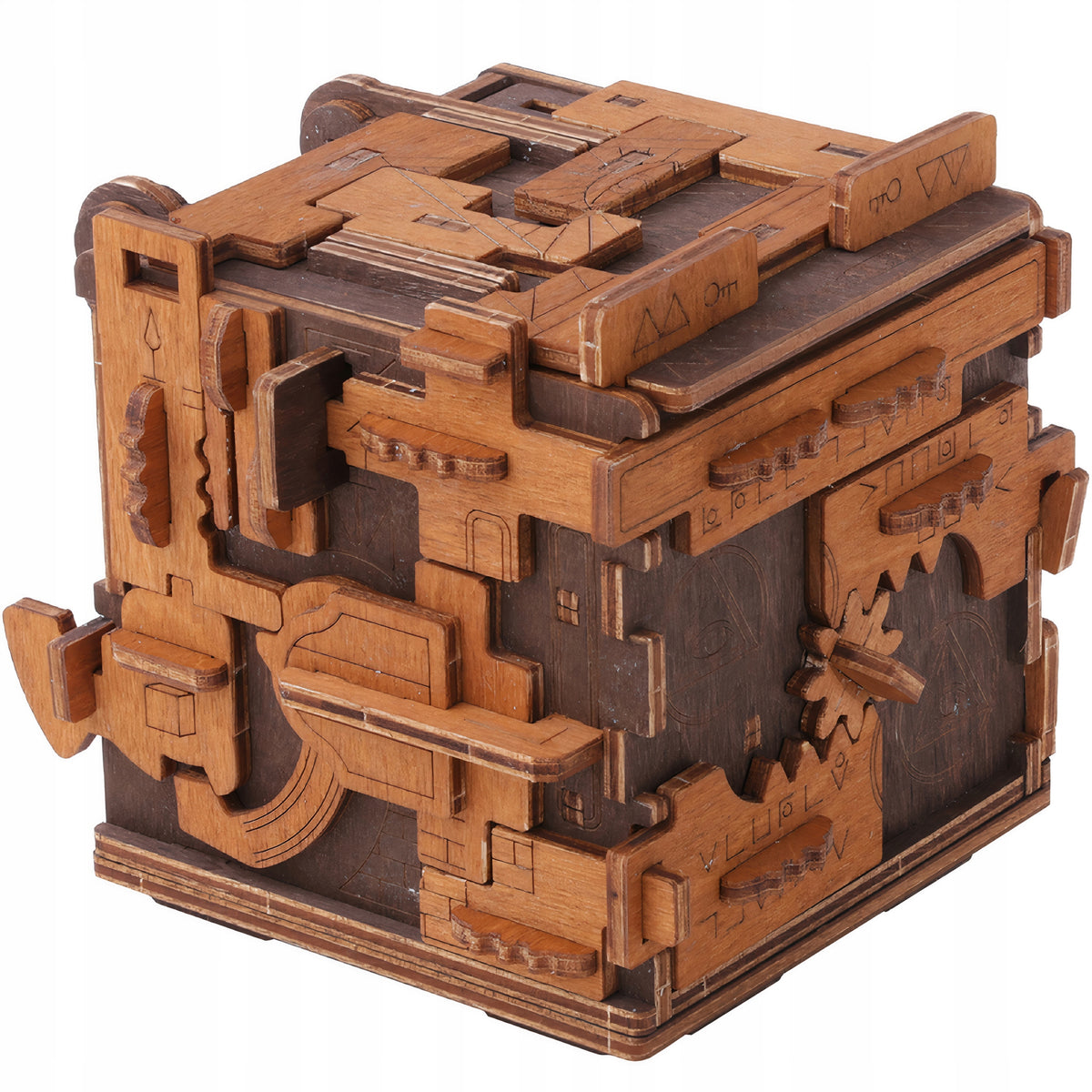 Puzzle Escape Room Wooden Box Wooden Puzzle 3D Wooden.City Puzzle