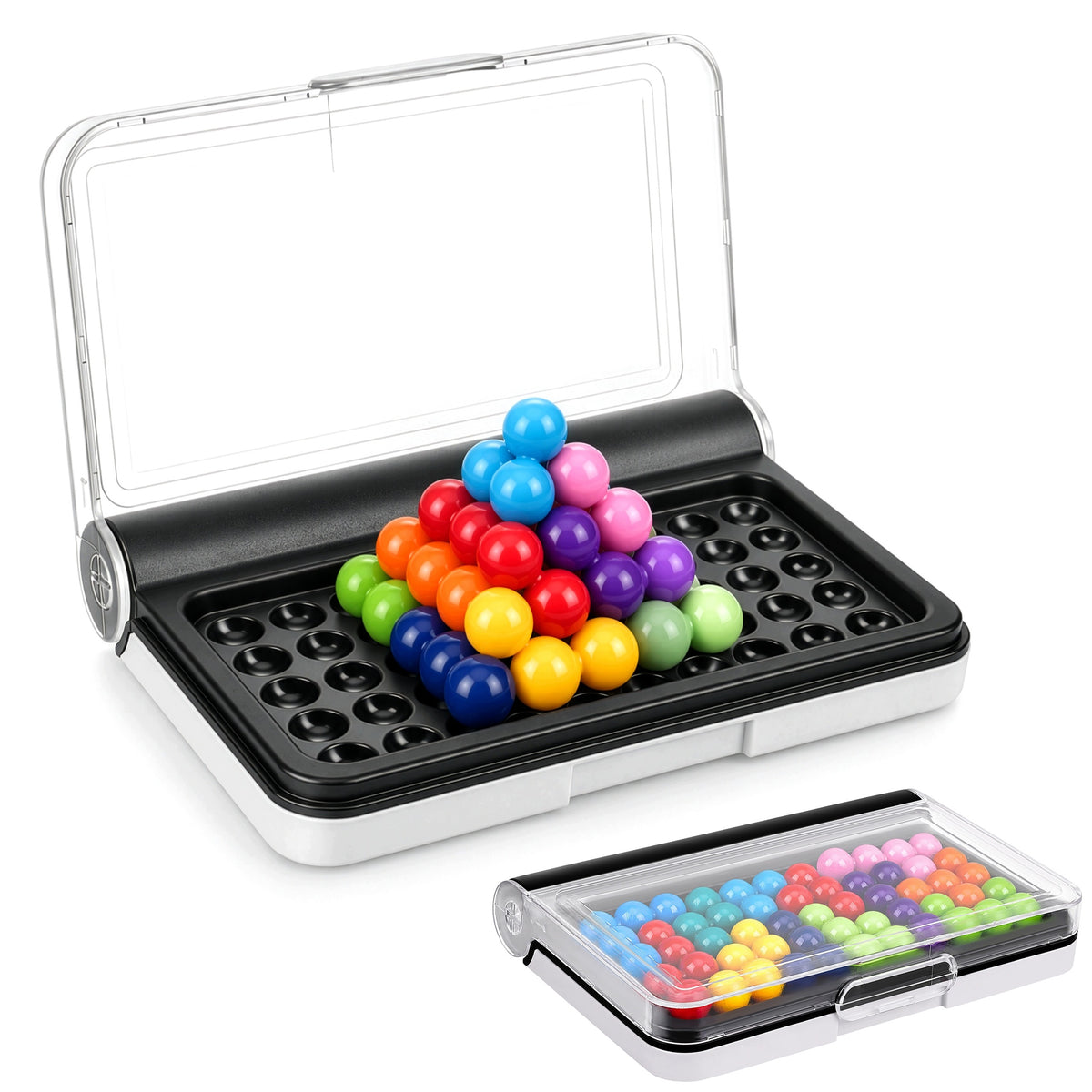 Puzzle Game Puzzle Colorful Blocks with Board and Cover Gift