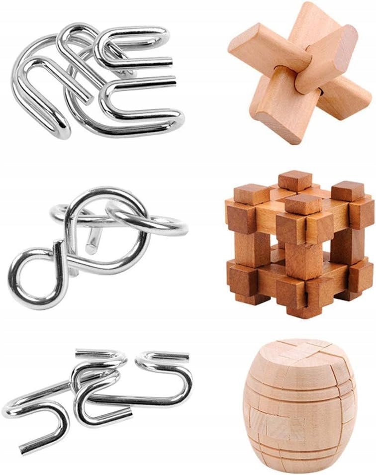 Puzzle set 6 pcs puzzle blocks puzzle 3D logic for kids Packaging status original