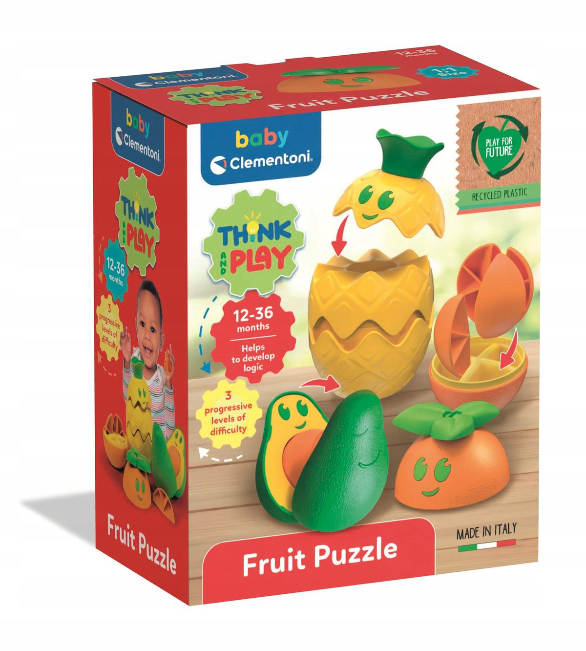 Puzzle toy. Fruit