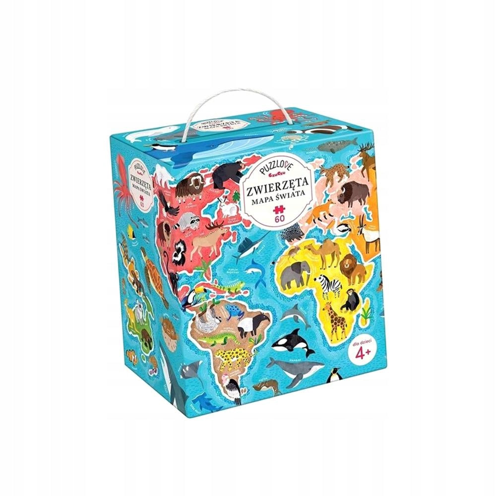 Puzzlove CzuCzu Animals World Map 60 elements 4+ Number of items 60
