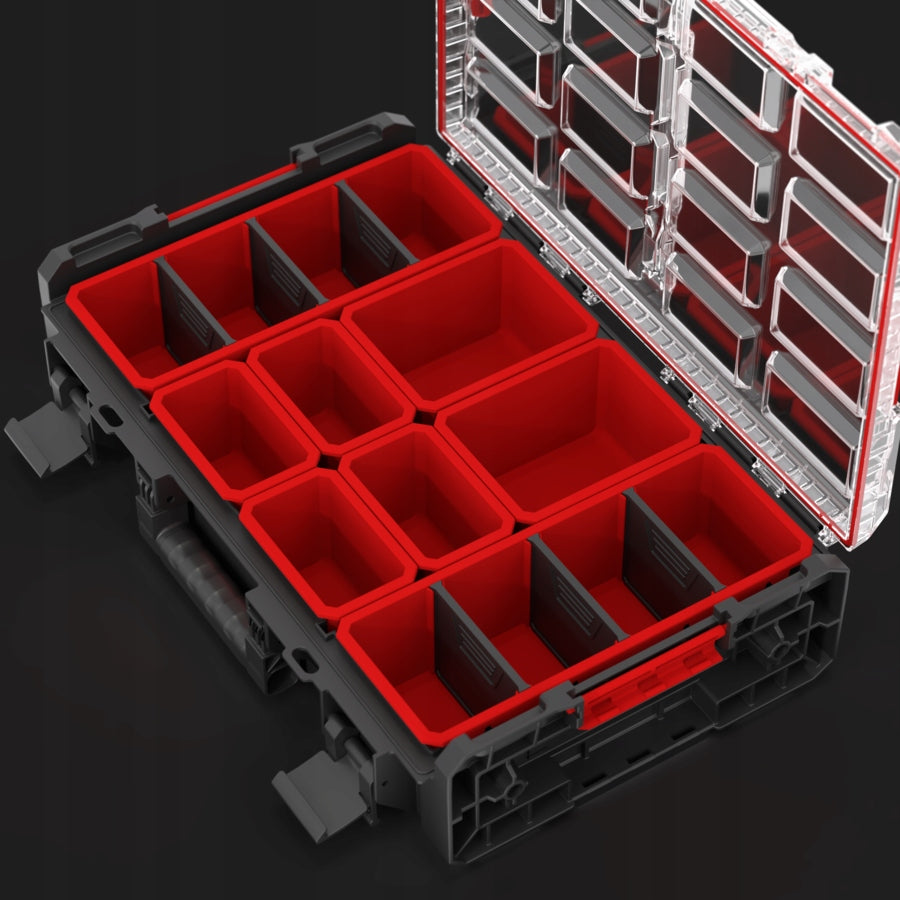 QBRICK SYSTEM ONE XL 2.0 organizer with lid large plastic box 13,5l Brand Qbrick system