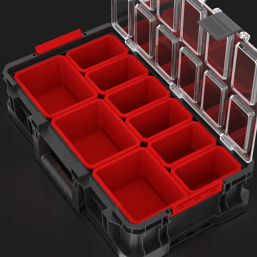 QBRICK SYSTEM TWO ORGANIZER Plus with lid large tool box 14,3l Brand Qbrick system