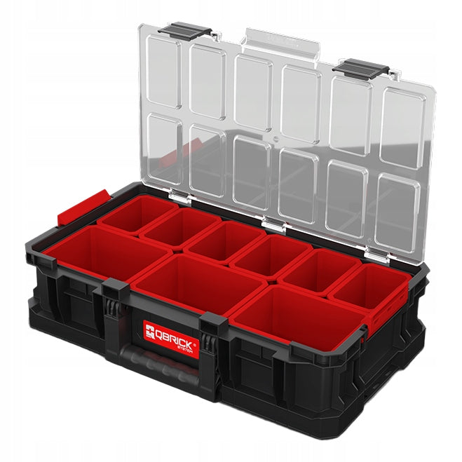 QBRICK SYSTEM TWO ORGANIZER Plus with lid large tool box 14,3l