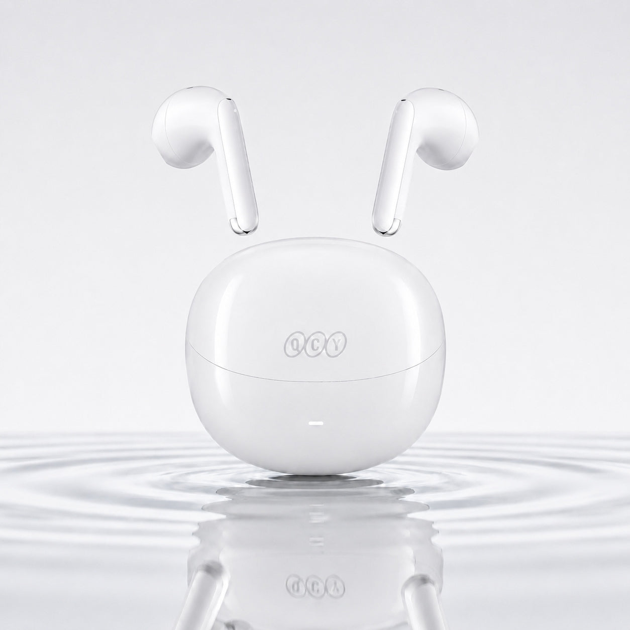 QCY AilyBuds Pro+ Earbuds with ANC IPX5 Bluetooth 5.3 - White