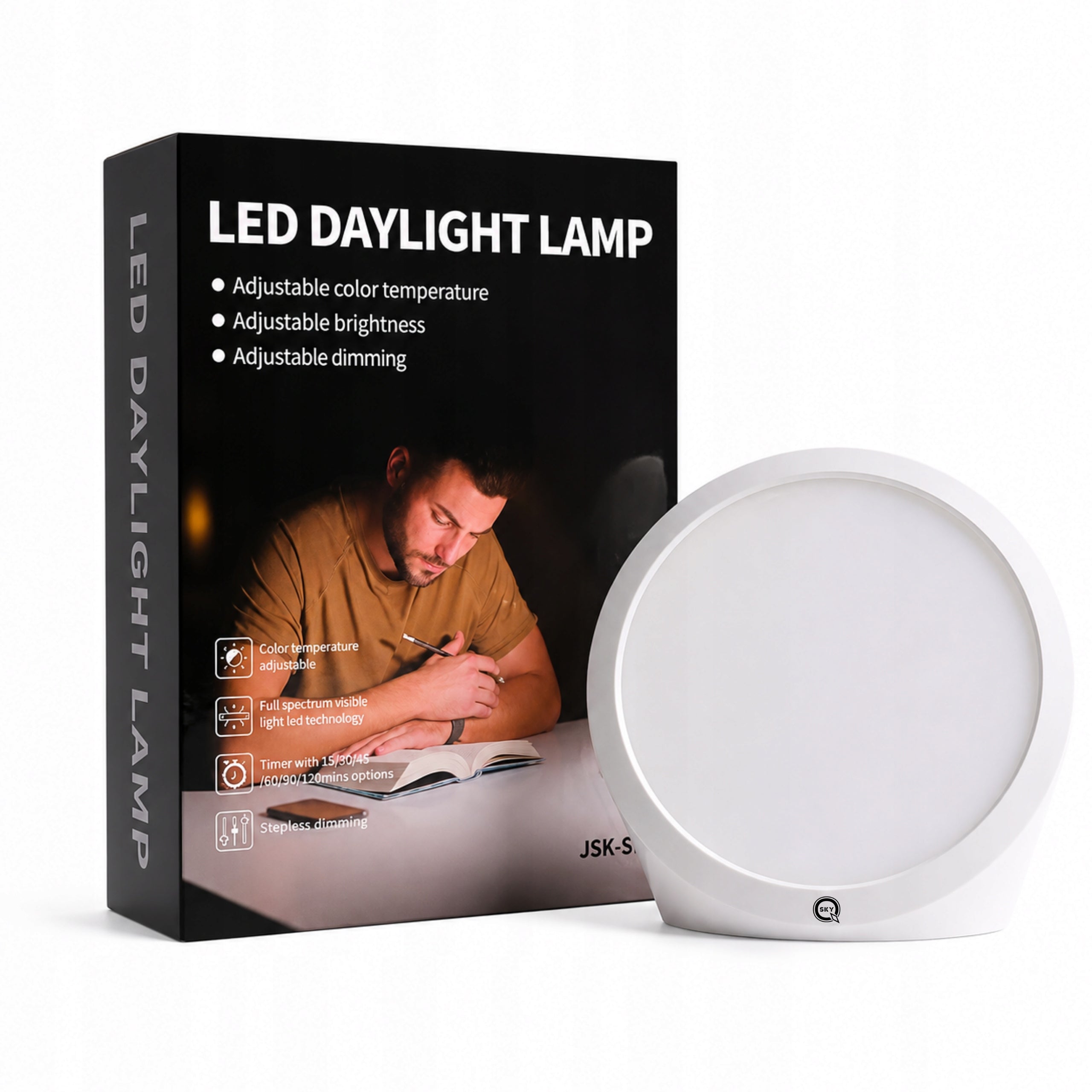 QSKY LIGHT THERAPY LAMP ANTIDEPRESSANT DAYLIGHT 10 000 LUX LED
