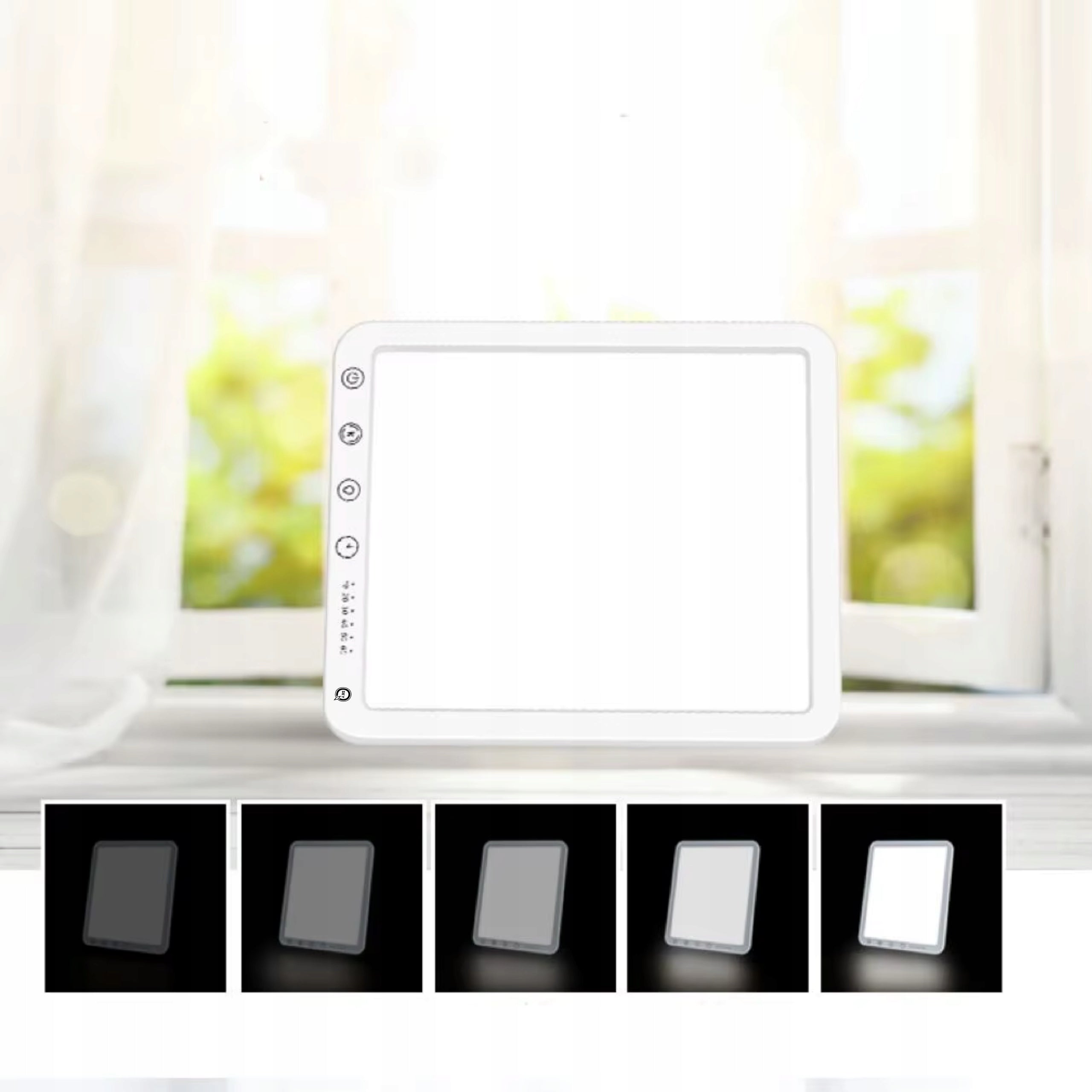 QSKY LIGHT THERAPY LAMP LED LAMP ANTIDEPRESSANT AUTUMN WINTER 10 000LUX Medical device no