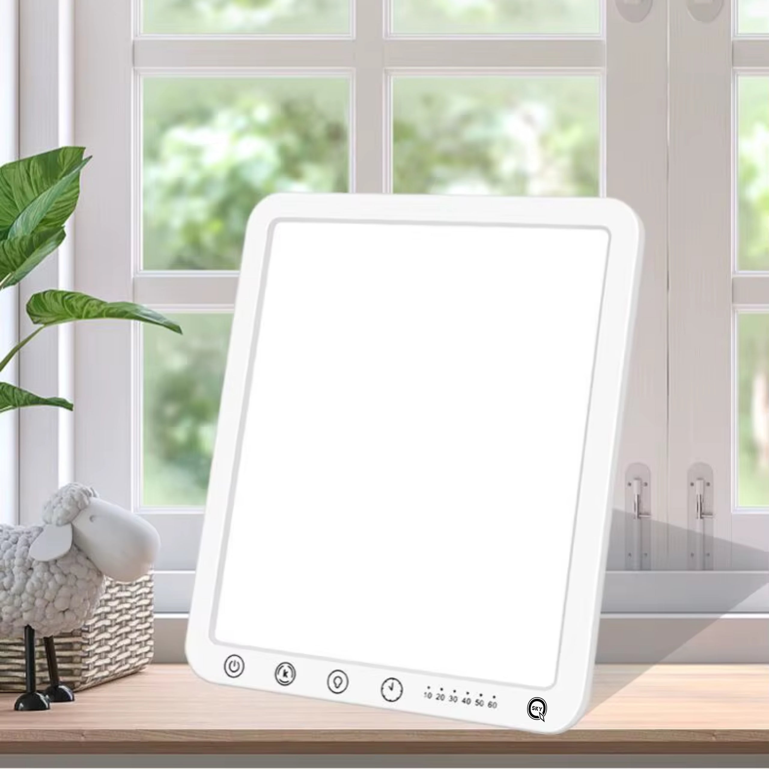 QSKY LIGHT THERAPY LAMP LED LAMP ANTIDEPRESSANT AUTUMN WINTER 10 000LUX Packaging status original