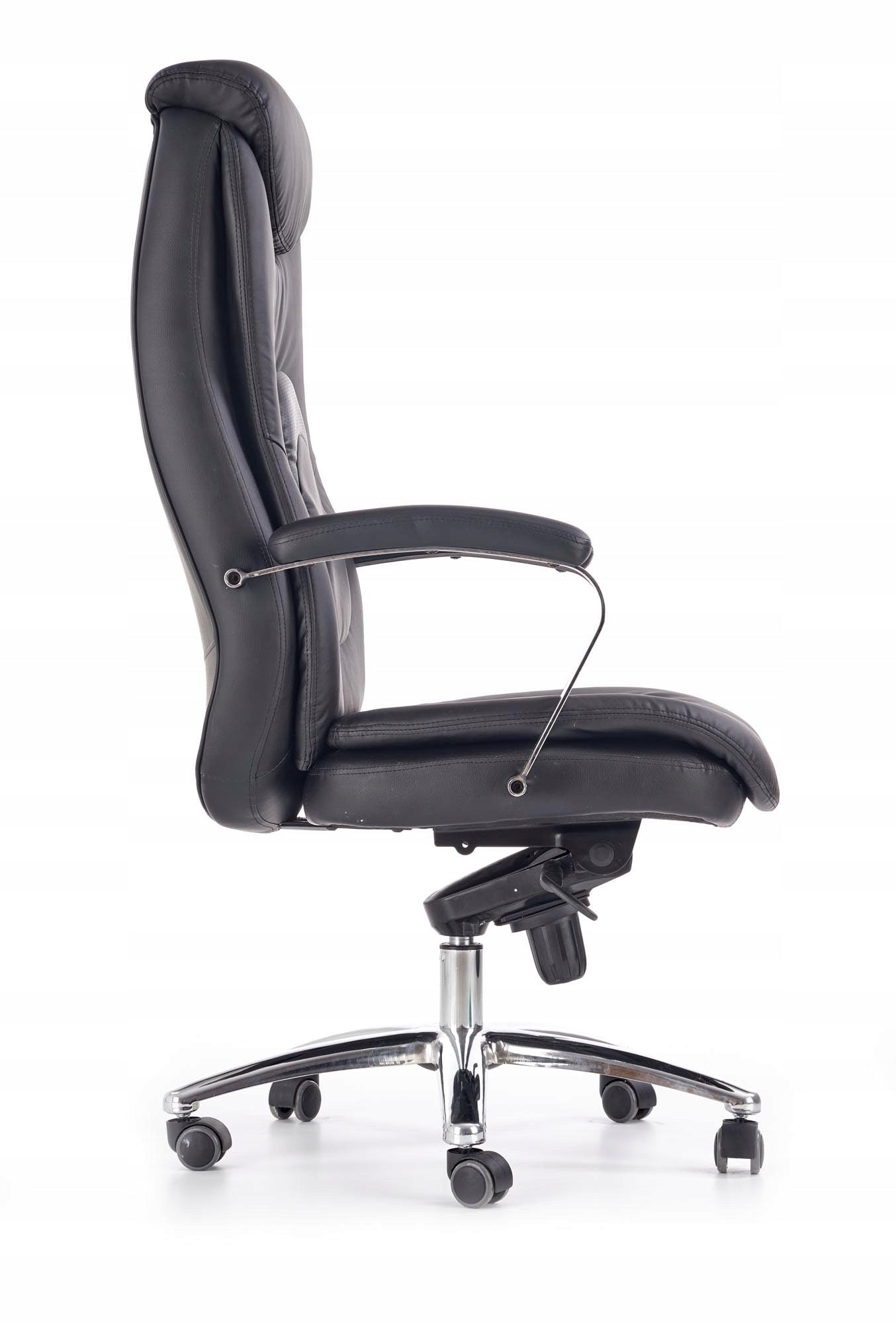 QUAD armchair eco leather, chrome base, swivel, ergonomic150KG Manufacturer code V-CH-QUAD-FOT