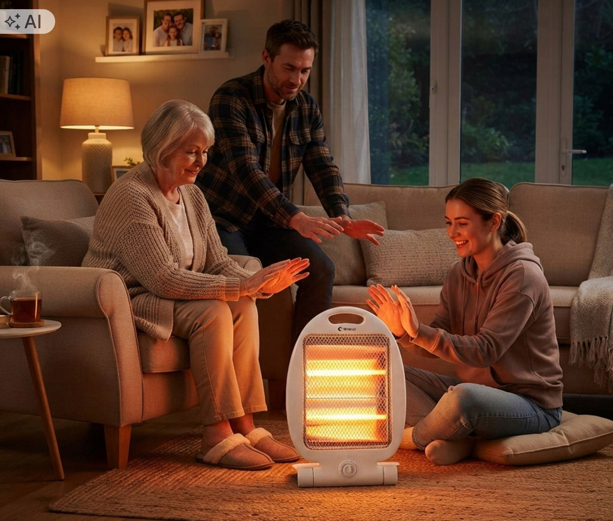 QUARTZ HEATER ELECTRIC INFRARED HEATER FARELKA 800W Packaging status original