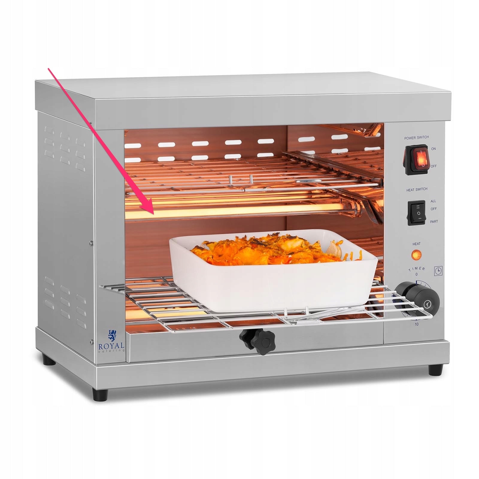 QUARTZ HEATER FOR RCET 360 SALAMANDRA ROYAL 1078