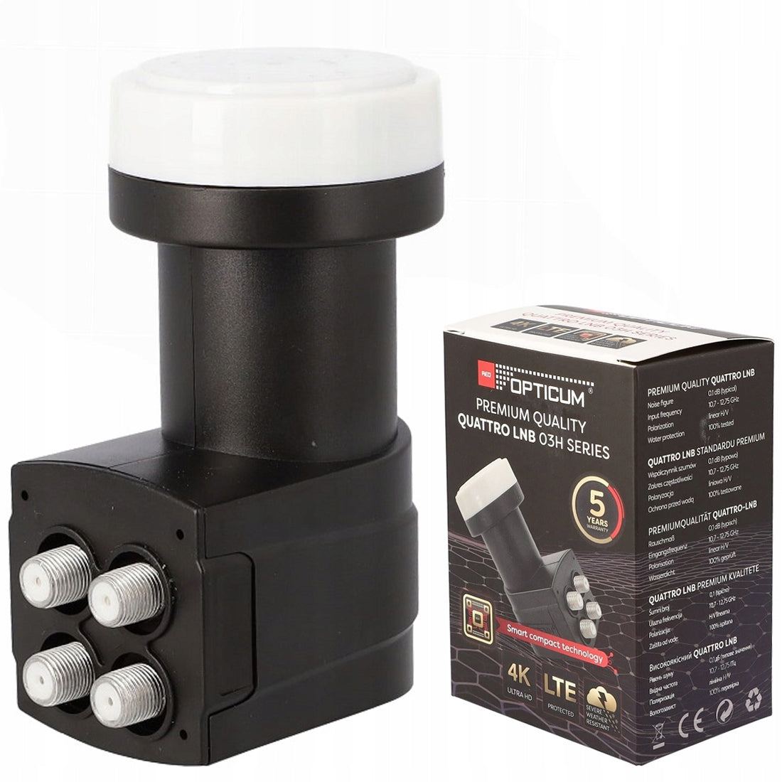 QUATTRO satellite converter for LNB multiswitch OPTICUM 03H SERIES HD 4K