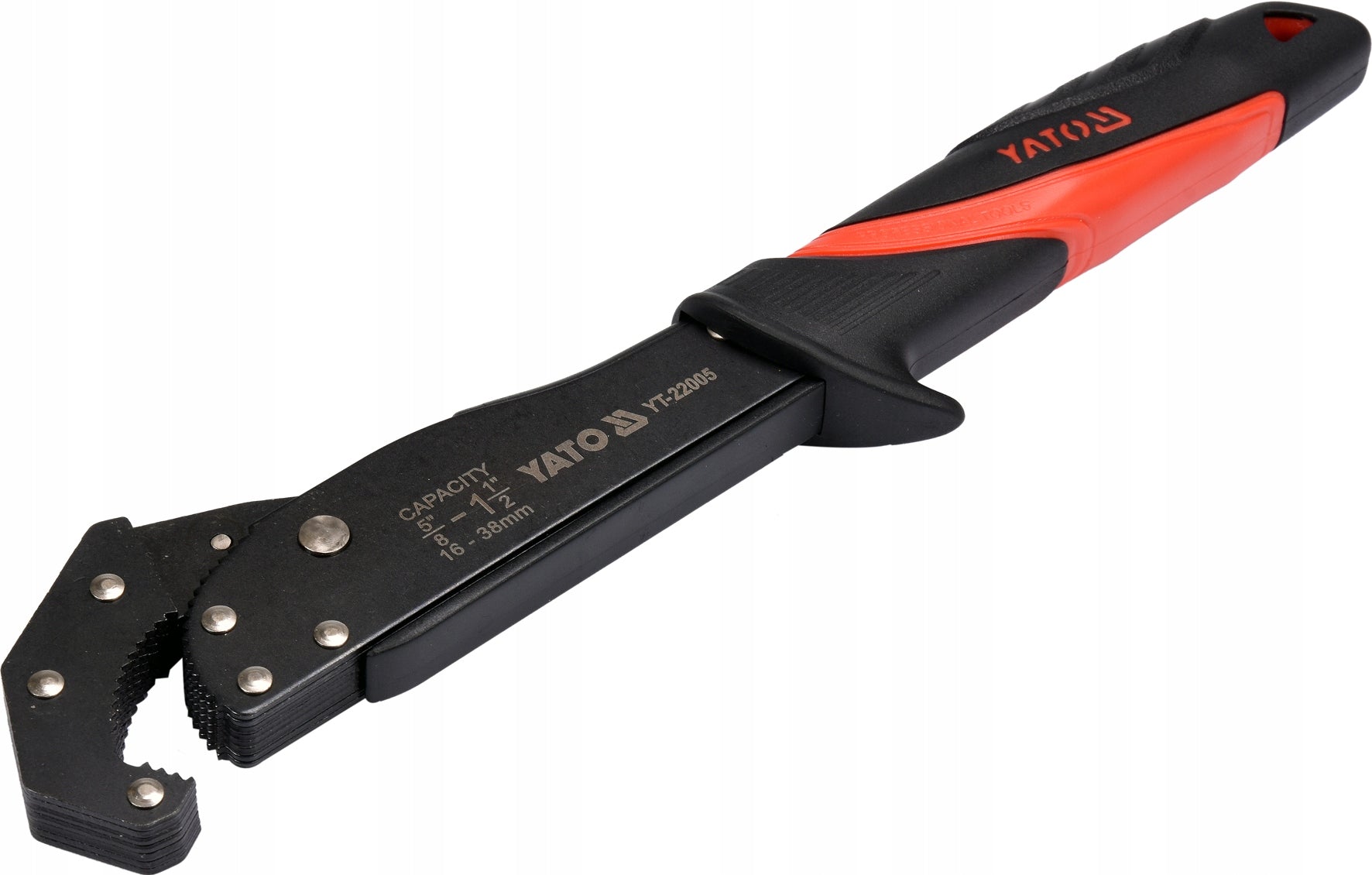 QUICK-ADJUST PIPE WRENCH 16-38MM Brand Yato